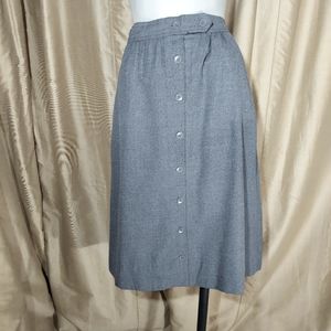 Vintage Coruss gray skirt size 10